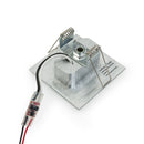 Step Light Square 1W 12V 3000K(Warm White), lightsandparts