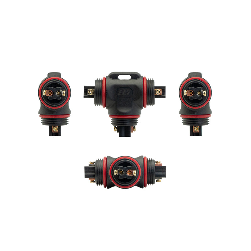 3W-2C-SC Outdoor Waterproof 3 Way Screw Type Connection Two Contact, lightsandparts