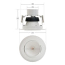 4 inch Retrofit Gimbal Dimmable Downlight LT-US-D413WC279E-11, 120V 13W 2700K(Soft White) - ledlightsandparts