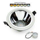 VBD-MTR-17-1W Recessed LED Light Fixture, 4 inch Round White - ledlightsandparts