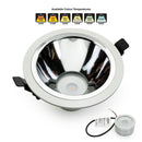 VBD-MTR-17-1W Recessed LED Light Fixture, 4 inch Round White - ledlightsandparts