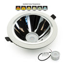 VBD-MTR-17C Recessed LED Light Fixture, 5 inch Round Polished Chrome - ledlightsandparts