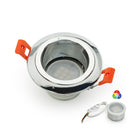 VBD-MTR-16C Recessed LED Light Fixture, 3 inch Round Chrome- ledlightsandparts