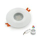 VBD-MTR-14W Recessed LED Light Fixture, 2.5 inch Round White- ledlightsandparts