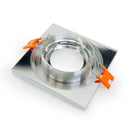 VBD-MTR-1C Recessed LED Light Fixture, 2.5 inch Square Chrome - ledlightsandparts