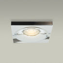 VBD-MTR-1C Recessed LED Light Fixture, 2.5 inch Square Chrome - ledlightsandparts