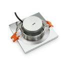 VBD-MTR-1C Recessed LED Light Fixture, 2.5 inch Square Chrome - ledlightsandparts