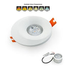 VBD-MTR-2W Recessed LED Light Fixture, 2.5 inch Round White - ledlightsandparts