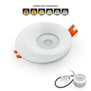 VBD-MTR-2W Recessed LED Light Fixture, 2.5 inch Round White - ledlightsandparts