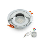 VBD-MTR-2C Recessed LED Light Fixture, 2.5 inch Round Chrome - ledlightsandparts