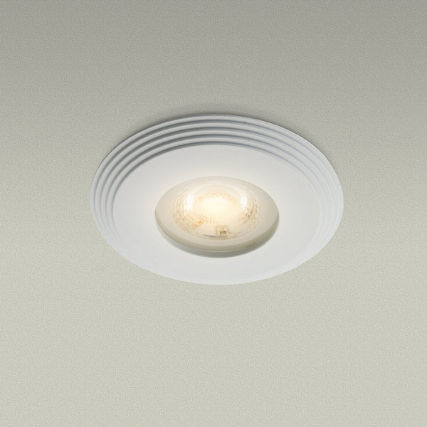 3W MR16 Light Fixture (White), 2.5 inch Round Flat Recessed - ledlightsandparts