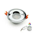 VBD-MTR-4C Recessed LED Light Fixture, 2.5 inch Round Chrome, lightsandparts