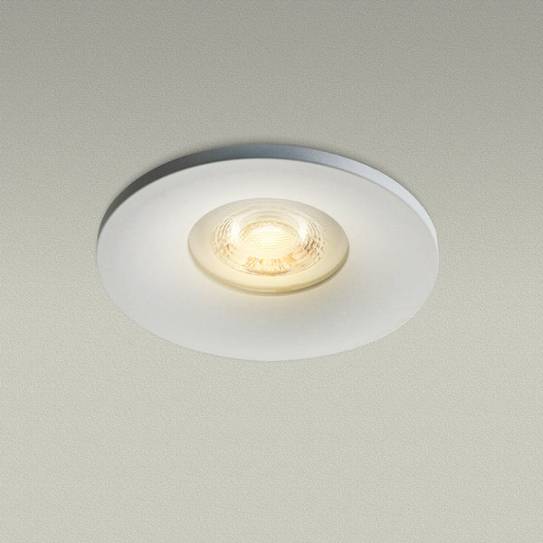 2.5 inch Round Concave style Recessed light Trim White 4W - ledlightsandparts