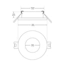 VBD-MTR-5C Recessed LED Light Fixture, 2.5 inch Round Chrome - ledlightsandparts