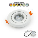 VBD-MTR-6W Recessed LED Light Fixture, 3 inch Round White - ledlightsandparts