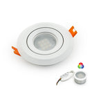 VBD-MTR-6W Recessed LED Light Fixture, 3 inch Round White - ledlightsandparts