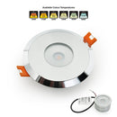 VBD-MTR-7C Recessed LED Light Fixture, 2.5 inch Round Chrome - ledlightsandparts