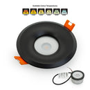 VBD-MTR-8B Recessed LED Light Fixture, 2.5 inch Round Black - ledlightsandparts