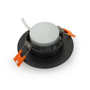 VBD-MTR-8B Recessed LED Light Fixture, 2.5 inch Round Black - ledlightsandparts