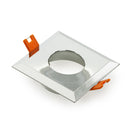 VBD-MTR-9C Recessed LED Light Fixture, 2.5 inch Square Chrome - ledlightsandparts