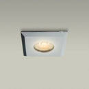 VBD-MTR-9C Recessed LED Light Fixture, 2.5 inch Square Chrome - ledlightsandparts