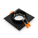 VBD-MTR-9B Recessed LED Light Fixture, 2.5 inch Square Black - ledlightsandparts