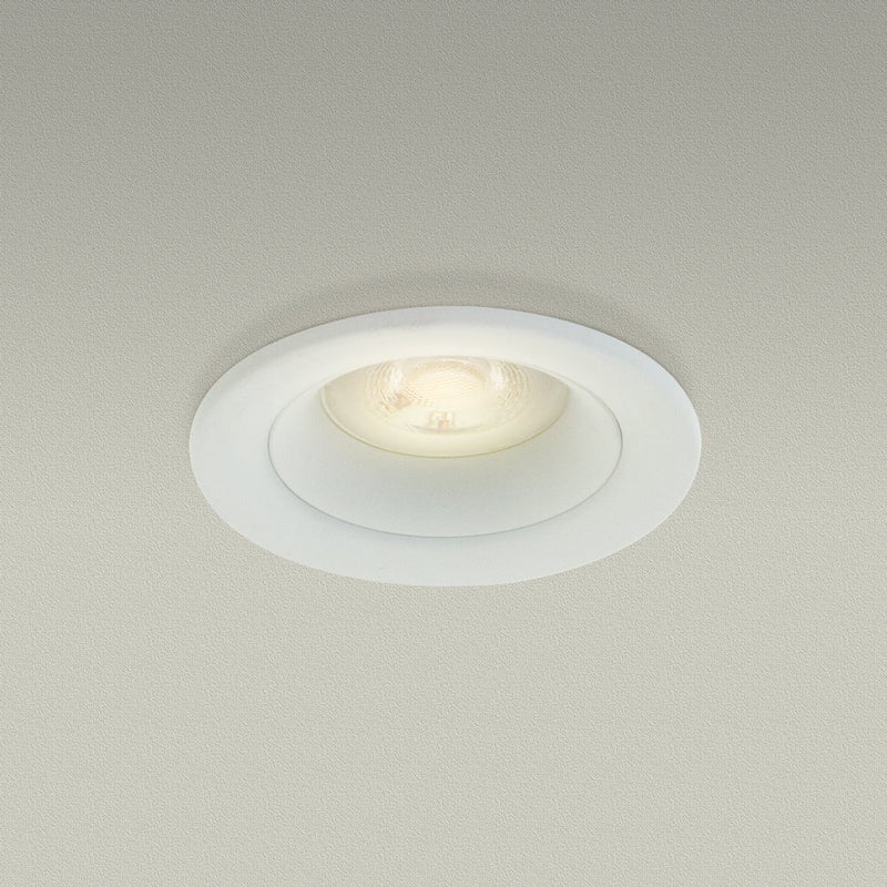 VBD-MTR-10W Recessed LED Light Fixture, 2.5 inch Round White - ledlightsandparts