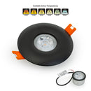 VBD-MTR-11B LED Light Fixture, 2.5 inch Round Black - ledlightsandparts
