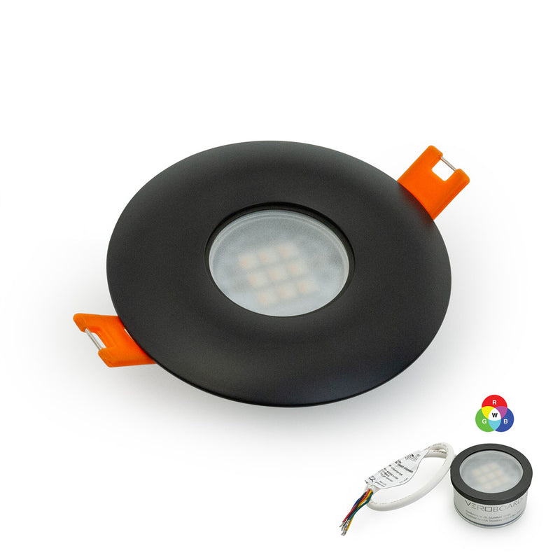 VBD-MTR-11B LED Light Fixture, 2.5 inch Round Black - ledlightsandparts