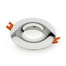 VBD-MTR-11C Recessed LED Light Fixture, 2.5 inch Round Chrome - ledlightsandparts