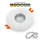 VBD-MTR-11W Recessed LED Light Fixture, 2.5 inch Round White - ledlightsandparts