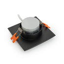 VBD-MTR-12B Recessed LED Light Fixture, 2.5 inch Square Black- ledlightsandparts