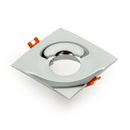 VBD-MTR-12C Recessed LED Light Fixture, 2.5 inch Square Chrome - ledlightsandparts