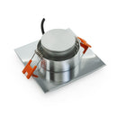 VBD-MTR-12C Recessed LED Light Fixture, 2.5 inch Square Chrome - ledlightsandparts