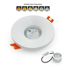 VBD-MTR-13W Recessed LED Light Fixture, 2.5 inch Round White - ledlightsandparts