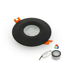 VBD-MTR-14B Recessed LED Light Fixture, 2.5 inch Round Black- ledlightsandparts