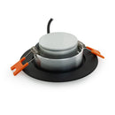 VBD-MTR-14B Recessed LED Light Fixture, 2.5 inch Round Black- ledlightsandparts