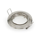 T-68 MR16 Light Fixture (Chrome), 3 inch Round Recessed light Adjustable Gimbal Trim - ledlightsandparts