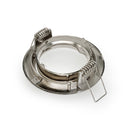 T-68 MR16 Light Fixture (Chrome), 3 inch Round Recessed light Adjustable Gimbal Trim - ledlightsandparts