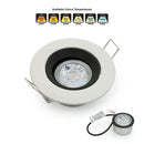 VBD-MTR-67T Recessed LED Light Fixture, 3 inch Round White - ledlightsandparts