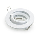 T-66 MR16 Light Fixture (White), 3 inch Recessed Adjustable Gimbal Trim - ledlightsandparts