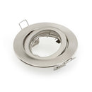 VBD-MTR-65T Recessed LED Light Fixture, 3 inch Round Nickel Chrome