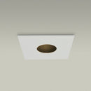 T-58 MR16 Light Fixture (White), 2.75 inch Square Adjustable Slot Aperture Trim - ledlightsandparts