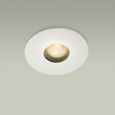 T-56 MR16 Light Fixture (White), 2.75 inch Round Adjustable Slot Aperture Trim - ledlightsandparts
