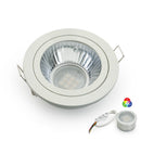 VBD-MTR-54T Recessed LED Light Fixture, 3.5 inch Round White - ledlightsandparts