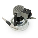 T-51 MR16 Light Fixture (White), 4 inch Adjustable Wall Wash Reflector Trim - ledlightsandparts