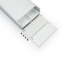 Type 26 Linear Architectural Light Fixture Profile for Recessed Ceiling or Suspension Lighting-3 Meters (118 inches) - ledlightsandparts