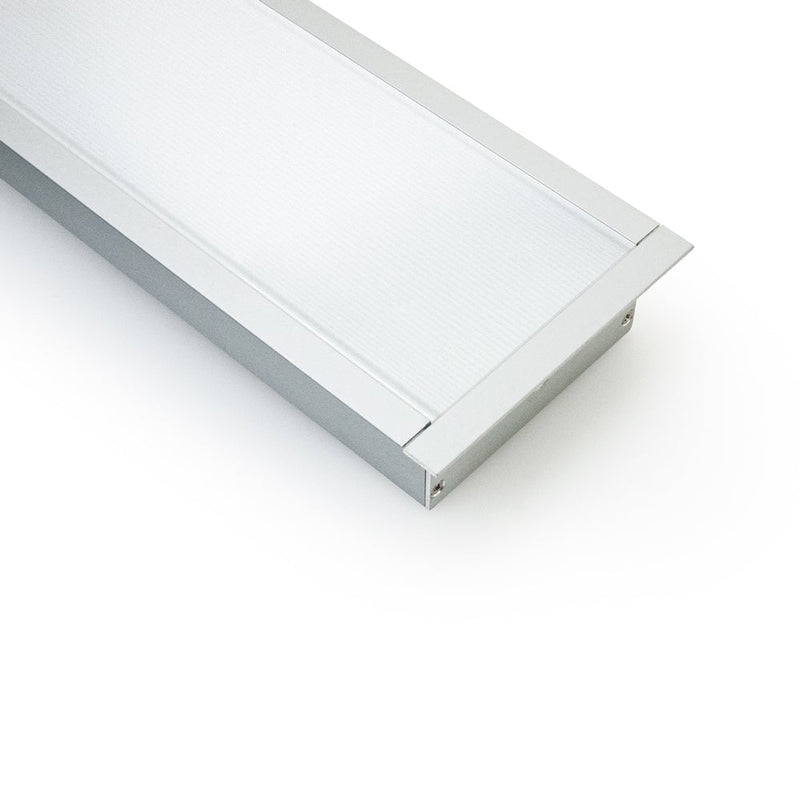 Type 25 Linear Architectural Light Fixture Profile for Recessed With Leaps for LED Strip Lights-3 Meters (118 inches) - ledlightsandparts