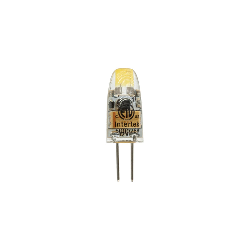G4 Bulb Bi-Pin COB LED, 12V 1.2W 6000K(Cool White) - ledlightsandparts