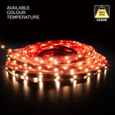 10M(32.8ft) Indoor LED Strip FS-3528-3000-30-12-NS, 12V 0.75(w/ft) 3K(Warm White) - ledlightsandparts